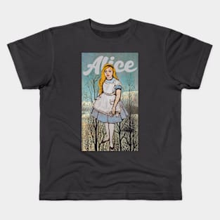 Alice retro vintage poster Kids T-Shirt